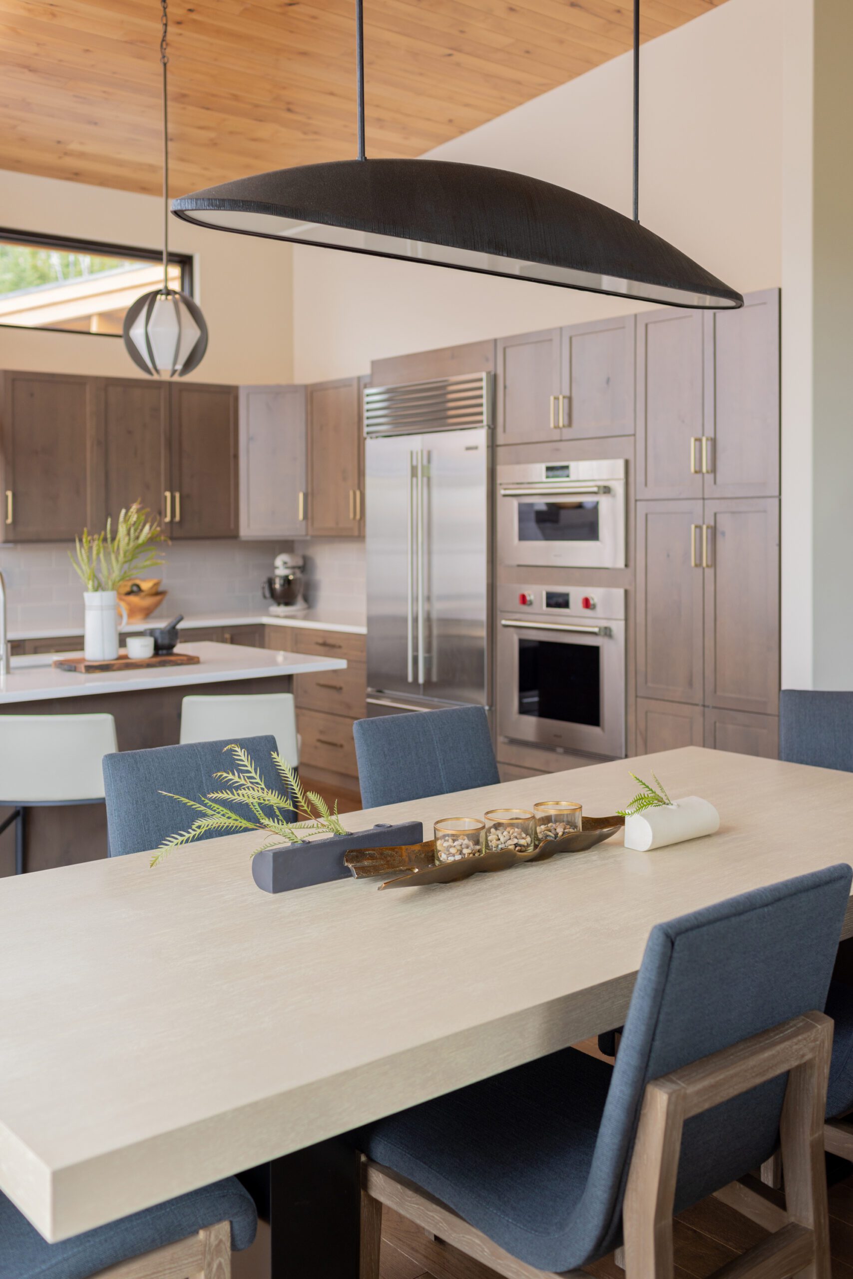 Modern kitchen interior design by Kirkendall Design in Tulsa OK