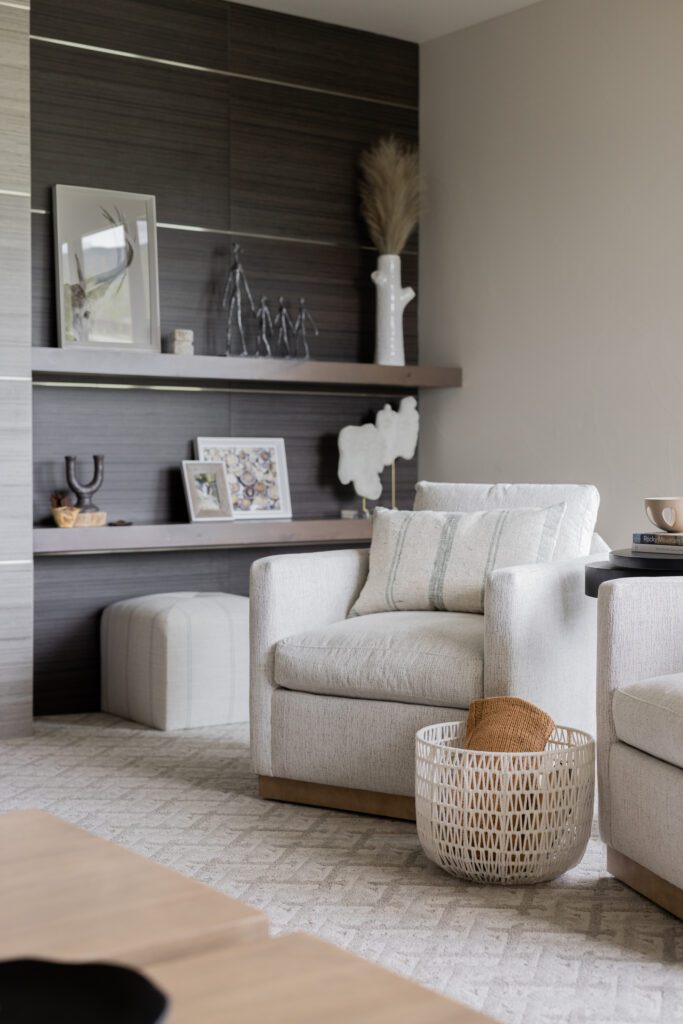 game room in silverthorne home, luxury interior design by Kirkendall Design of Tulsa, OK