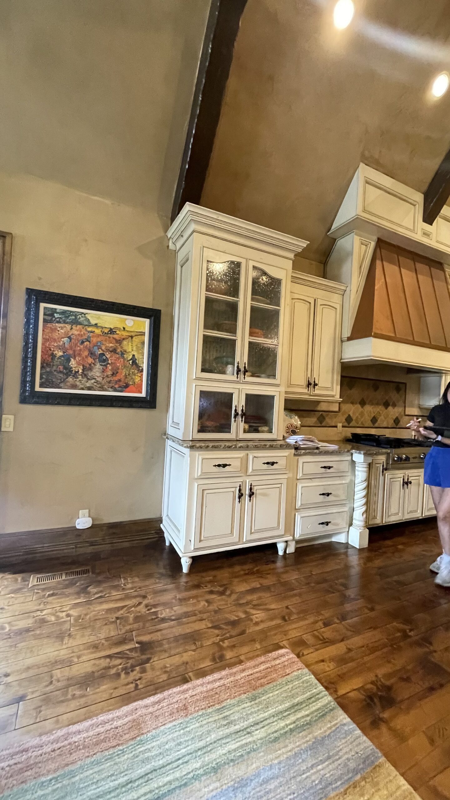 Old World Kitchen in Tulsa before & after, luxury interior design by Kirkendall Design